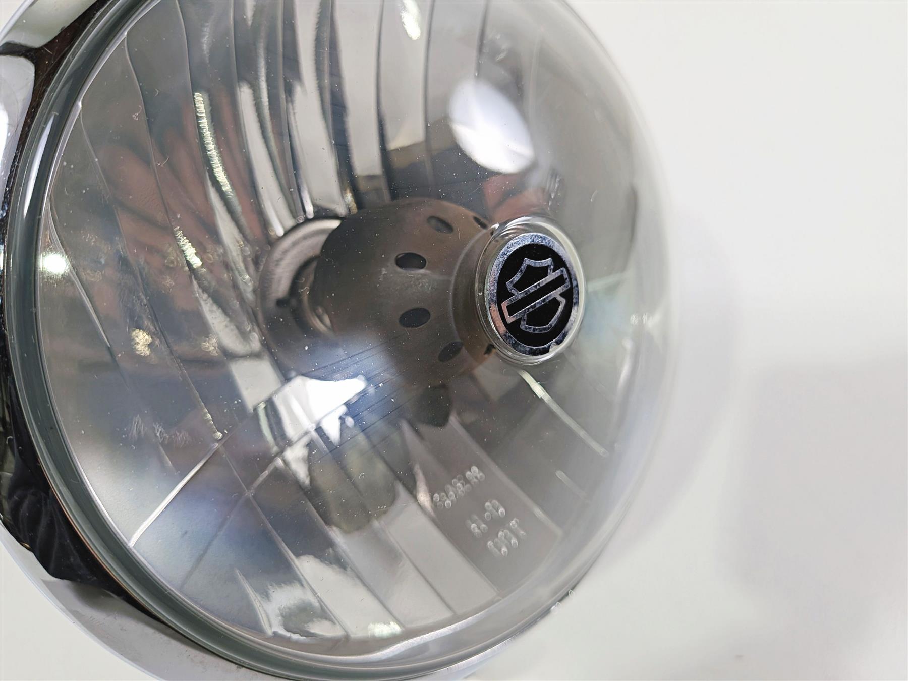 2009 Harley FXCWC Softail Rocker Headlight Head Light Lamp & Mount 69453-08 {{ shop.shopifyCountryName }} - Mototech271