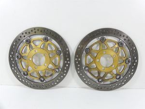 2001 Kawasaki ZX600J2 ZX6R Ninja Front Brake Rotor Disc Set 41080-1442-A4