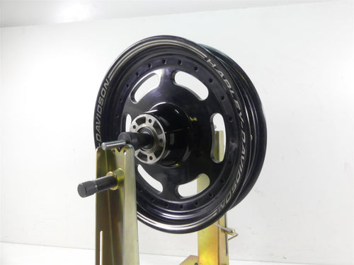 2014 Harley Dyna FXDF Fat Bob Straight Front Black Wheel Rim 16x3 43300254 | Mototech271
