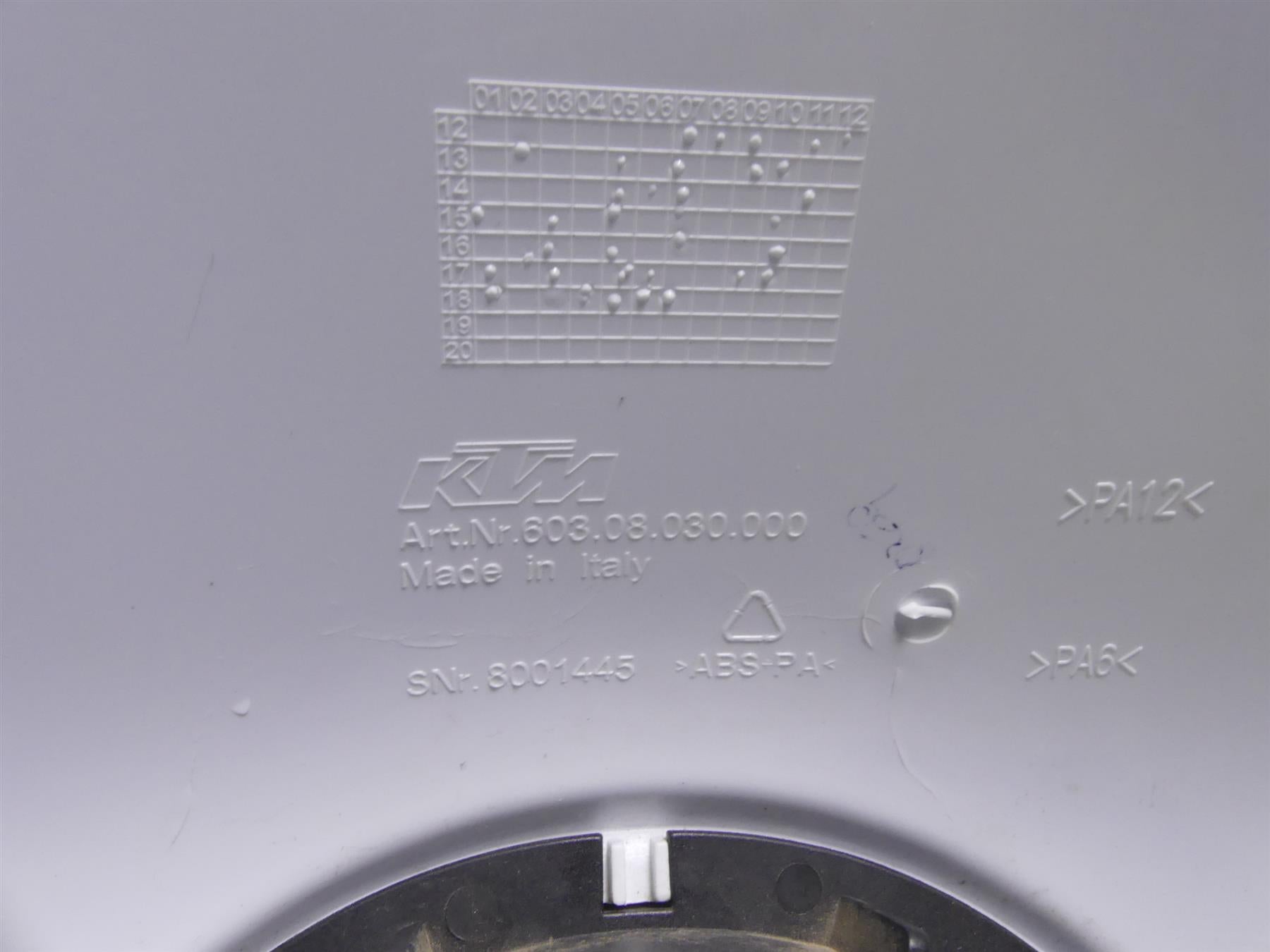 2019 KTM 1290R Super Adventure Fuel Tank Gas Cover Fairing 60308030000 {{ shop.shopifyCountryName }} - Mototech271