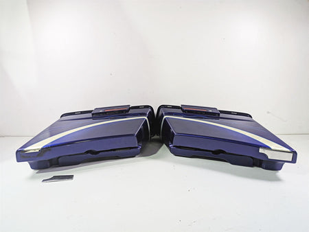 2010 Harley Touring FLHXSE CVO Street Glide Saddlebag Set Candy Condor 92464-10 {{ shop.shopifyCountryName }} - Mototech271