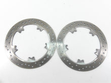 Load image into Gallery viewer, 2011 Harley VRSCF Muscle Rod Front Brake Rotor Disc Set 44553-06A
