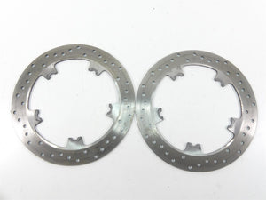 2011 Harley VRSCF Muscle Rod Front Brake Rotor Disc Set 44553-06A