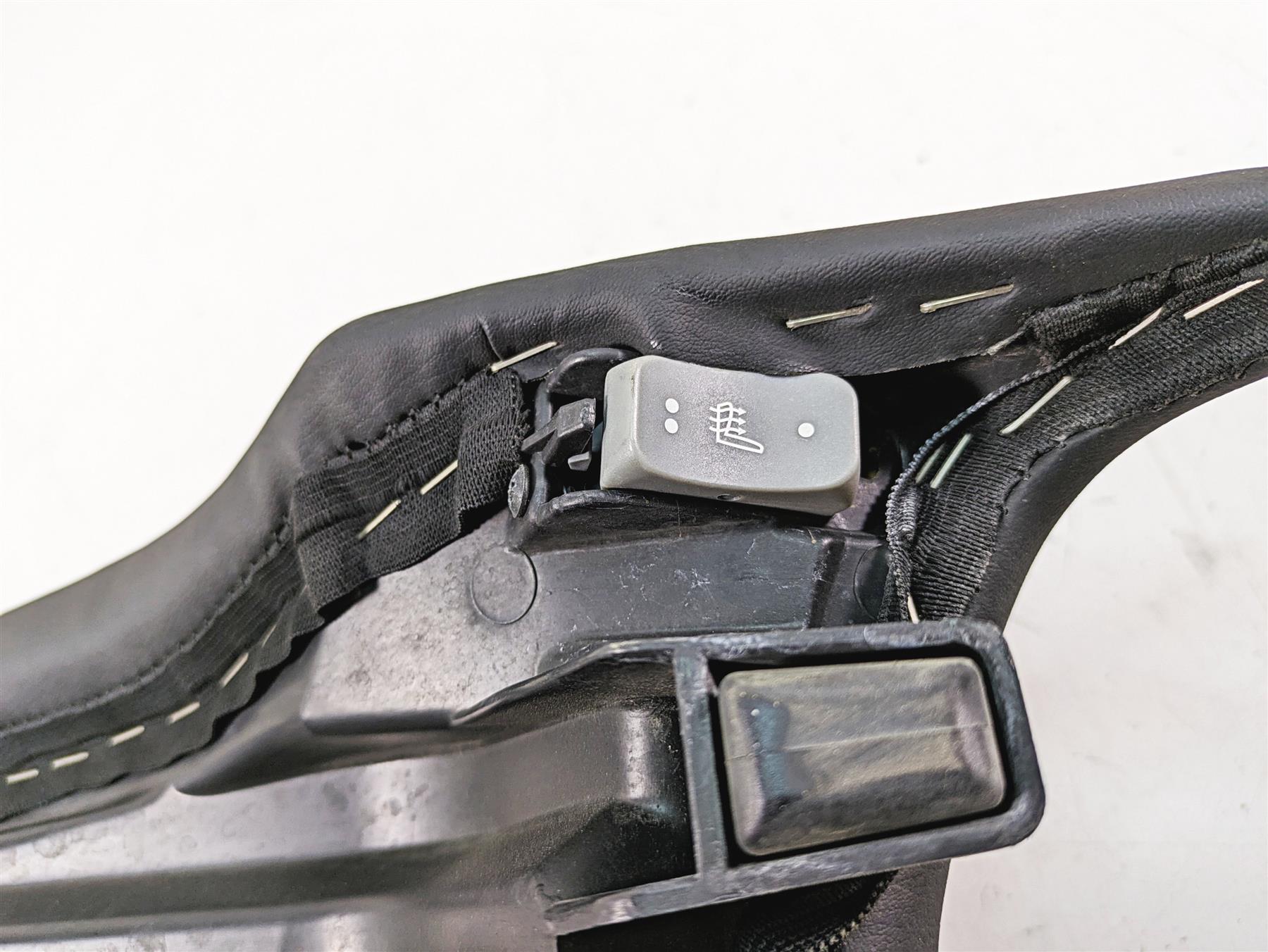 2007 BMW R1200RT K26 Heated Black Rear Passenger Seat Saddle 52537683652 {{ shop.shopifyCountryName }} - Mototech271