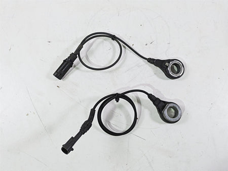 2011 Harley Touring FLHTCUSE CVO E-Glide Abs Brake Wheel Speed Sensors 40614-08 {{ shop.shopifyCountryName }} - Mototech271