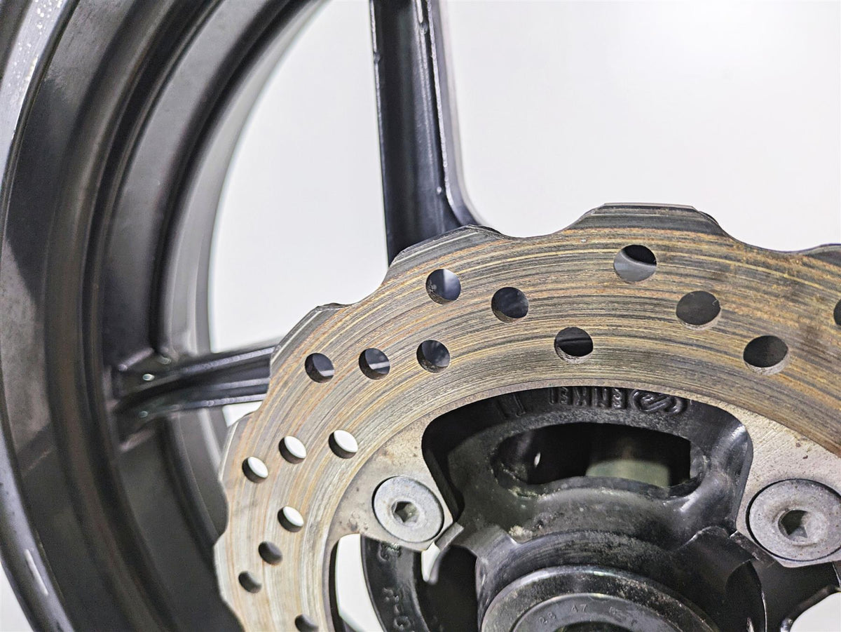 2011 Kawasaki EX650R Ninja Straight Enkei 17x4.5 Rear Wheel Rim 41073-0146-QT {{ shop.shopifyCountryName }} - Mototech271