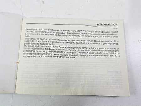 2004 Yamaha XVZ1300 Royal Star Oem Owners Manual Book 4XY-28199-15 {{ shop.shopifyCountryName }} - Mototech271