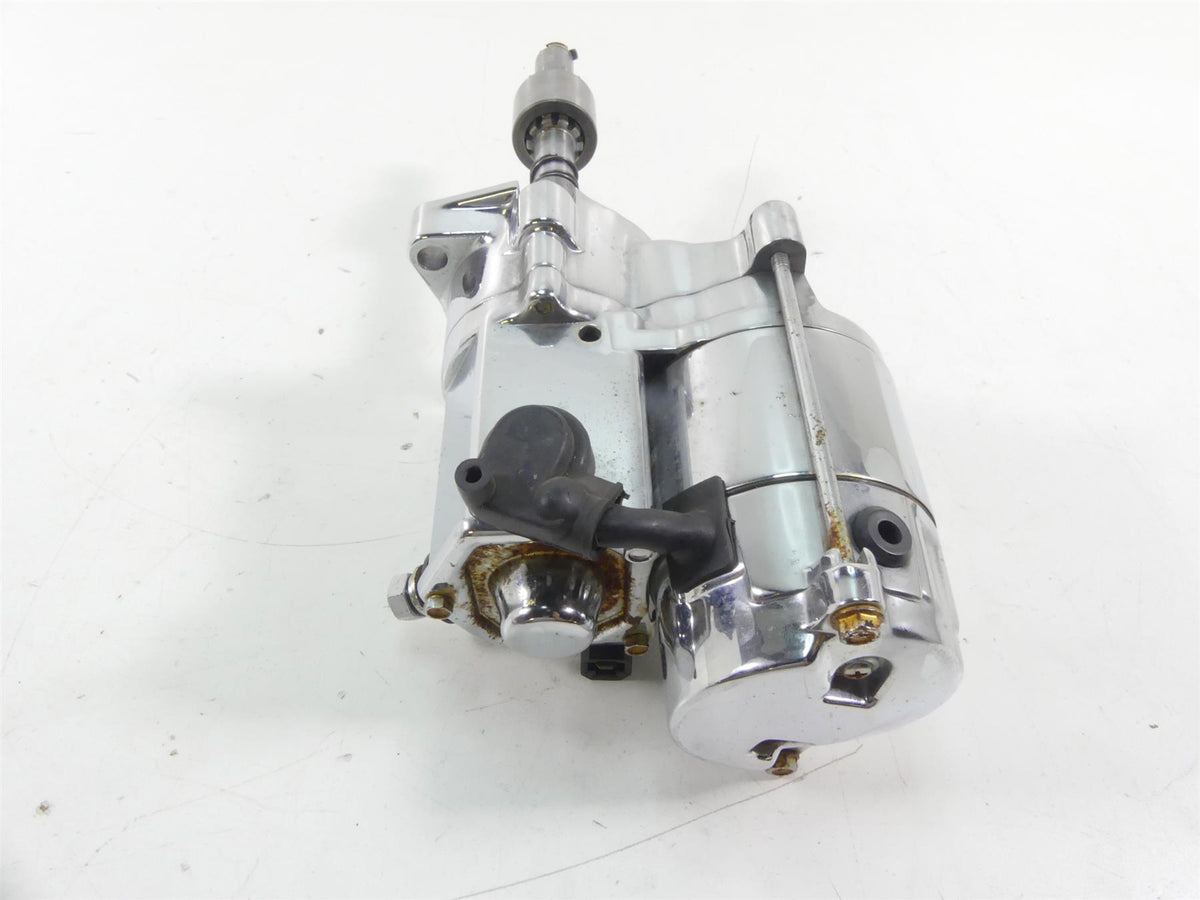 2005 Harley FXDWGI Dyna Wide Glide Engine Starter Motor Chrome - Read 31553-94B {{ shop.shopifyCountryName }} - Mototech271