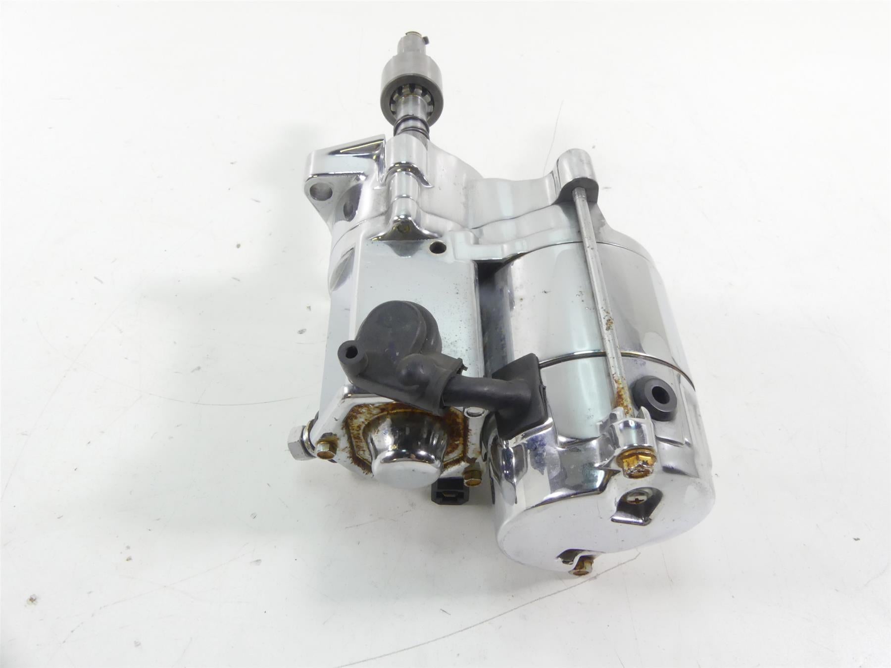 2005 Harley FXDWGI Dyna Wide Glide Engine Starter Motor Chrome - Read 31553-94B {{ shop.shopifyCountryName }} - Mototech271