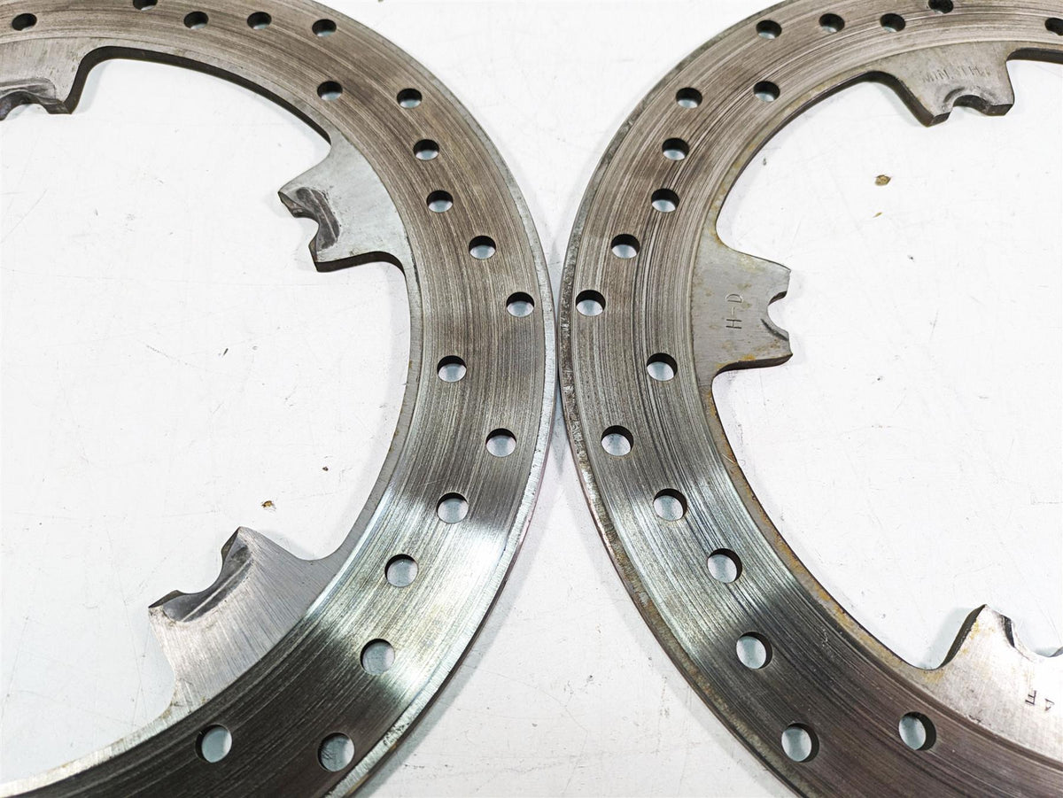 2015 Harley FXDL Dyna Low Rider Front Brake Disc Rotor Set 44553-06A {{ shop.shopifyCountryName }} - Mototech271