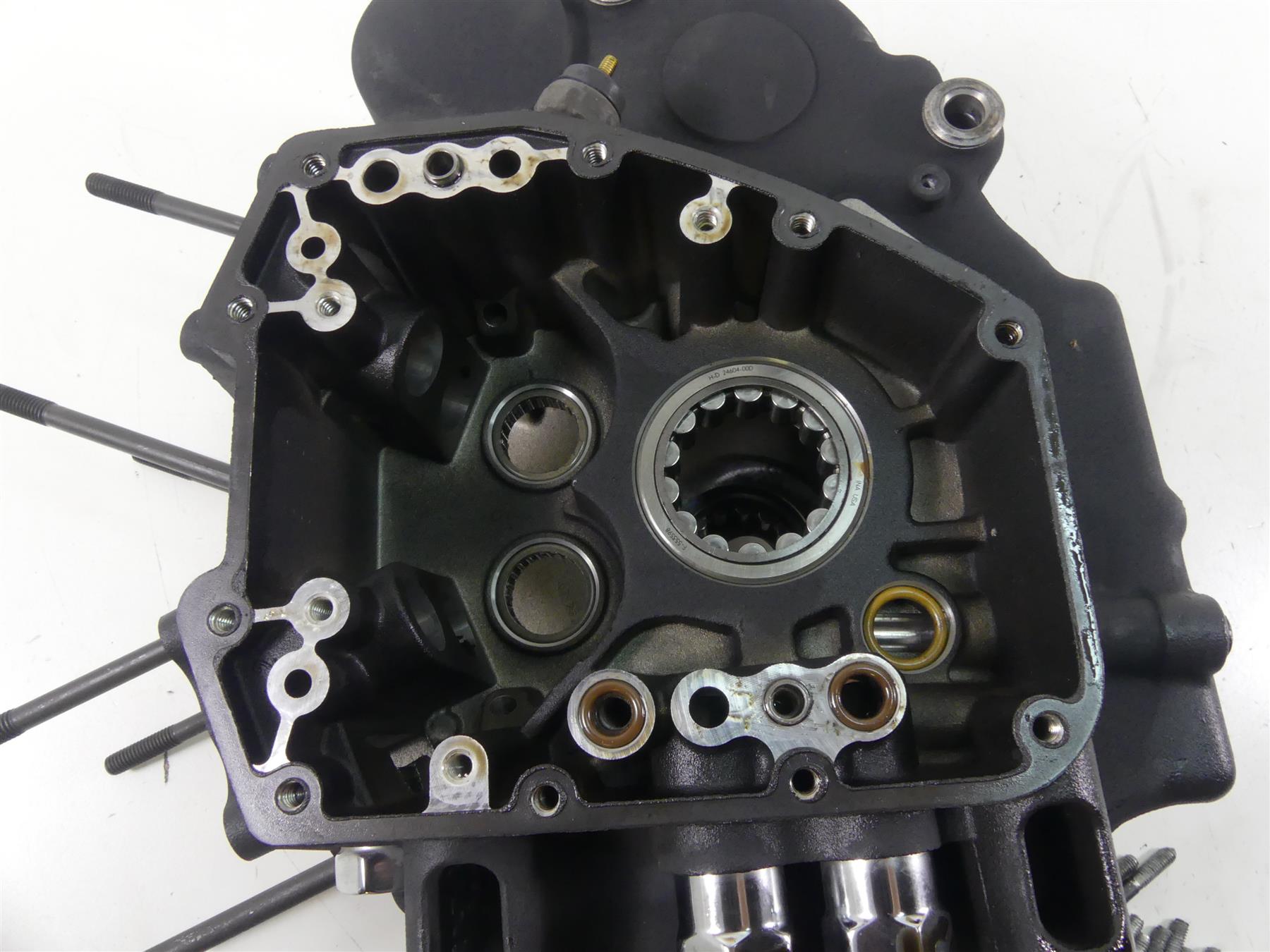 2008 Harley Softail FXSTB Night Train Crankcase Crank Engine Case 24722-07B {{ shop.shopifyCountryName }} - Mototech271