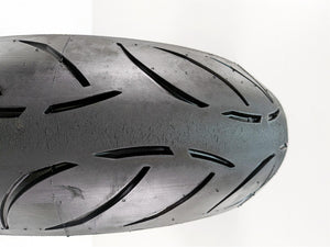 Used Rear Motorcycle Tire Metzeler Sportec M7 RR 180/55R17  2450300