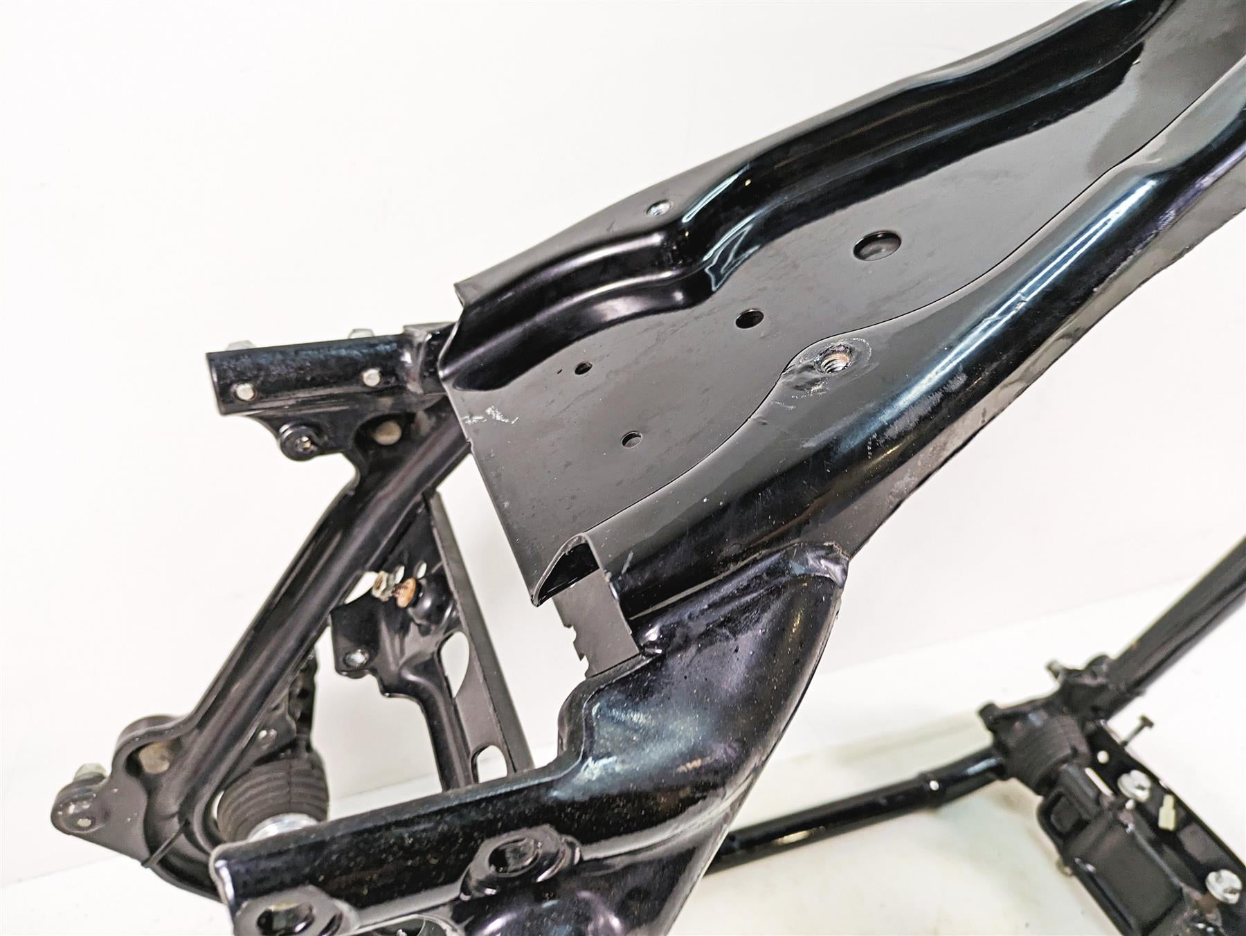 2011 Harley Touring FLHR Road King Straight Main Frame Chassis With Clean Texas Title - 47900-11BHP {{ shop.shopifyCountryName }} - Mototech271
