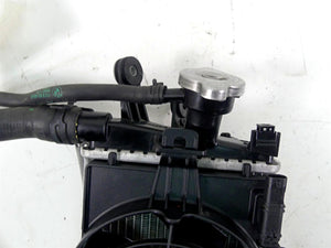 2015 BMW R1200GS GSW K50 Right Radiator + Reservoir Fan & Cover Set 17118546416