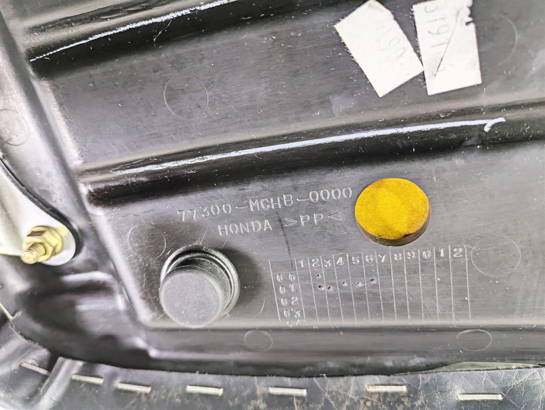 2002 Honda V-Twin VTX1800 C Rear Passenger Saddle Seat 77300-MCH-000 {{ shop.shopifyCountryName }} - Mototech271
