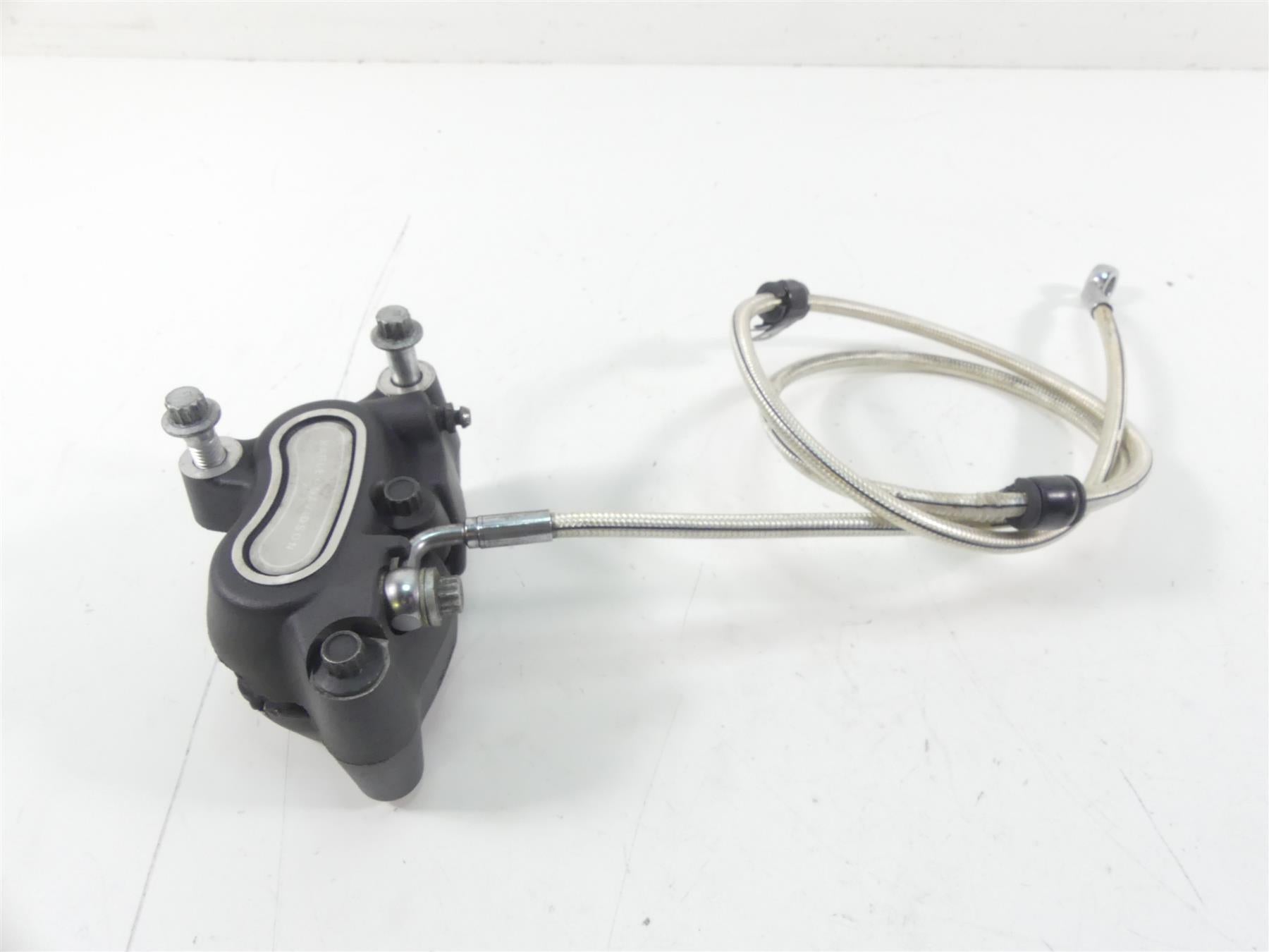 2013 Harley FXDWG Dyna Wide Glide Front Brake Caliper & Line Set 41300001 {{ shop.shopifyCountryName }} - Mototech271