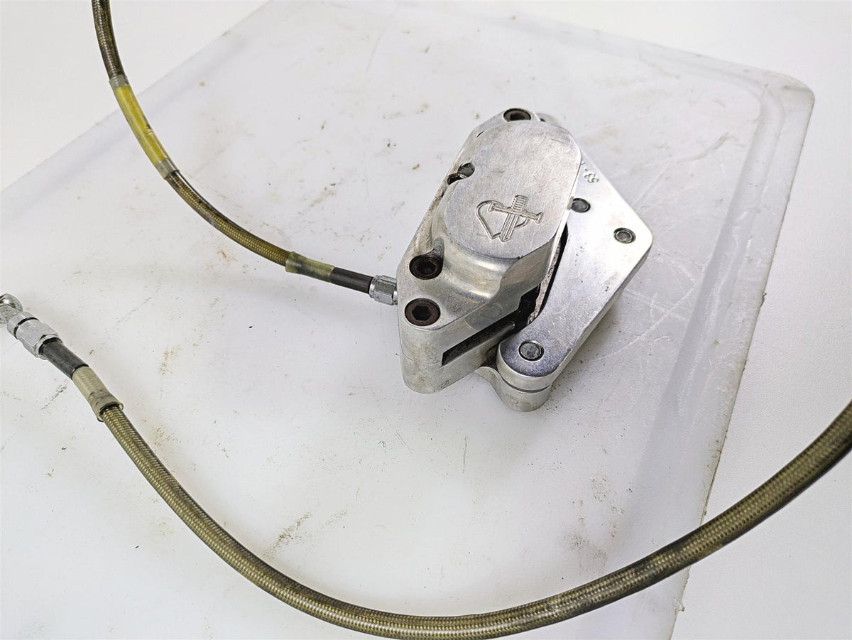 2002 Indian Spirit Deluxe Front Brake Caliper & Bracket 53-176 53-104 {{ shop.shopifyCountryName }} - Mototech271
