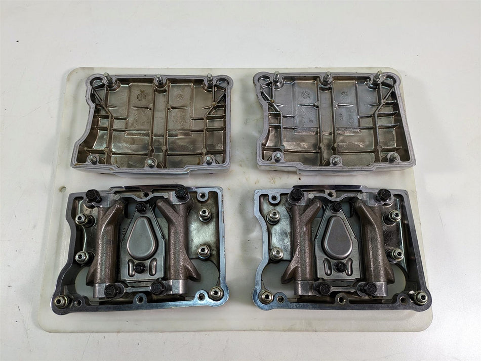 2000 Harley Dyna FXDL Low Rider Big Twin Rocker Box Valve Cover Set 17593-99 {{ shop.shopifyCountryName }} - Mototech271