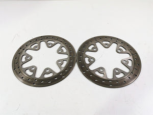 2017 Harley Touring FLHTKSE CVO E-Glide Front Brake Rotor Disc Set 41300019 | Mototech271