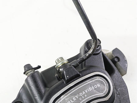 2008 Harley FLSTC 105TH Softail Heritage Rear Brake Caliper + Mount 40908-08 {{ shop.shopifyCountryName }} - Mototech271