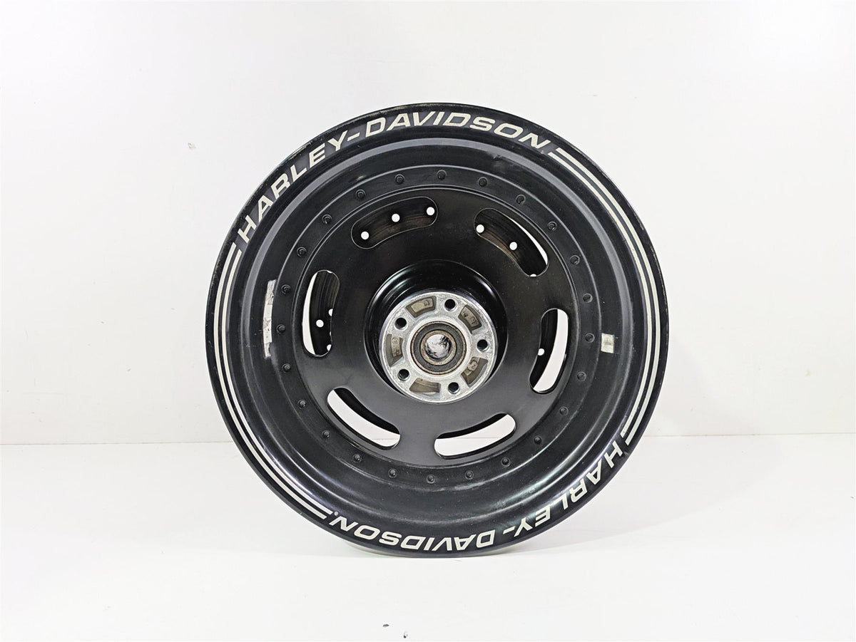 2016 Harley FXDF Dyna Fat Bob Rear Wheel Rim 16x5 Black - Straight 40900261 {{ shop.shopifyCountryName }} - Mototech271