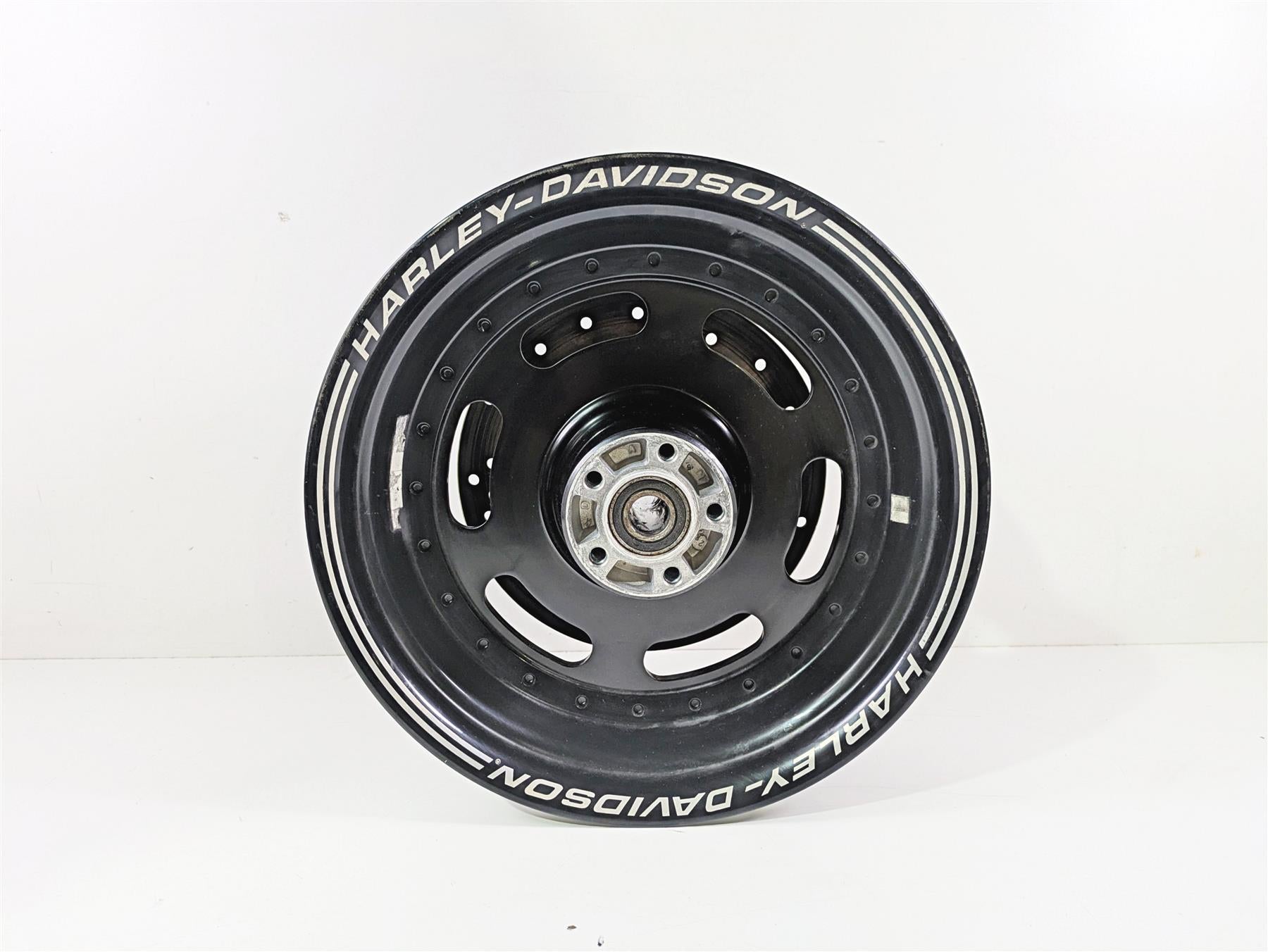 2016 Harley FXDF Dyna Fat Bob Rear Wheel Rim 16x5 Black - Straight 40900261 {{ shop.shopifyCountryName }} - Mototech271