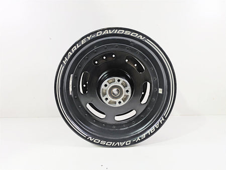 2016 Harley FXDF Dyna Fat Bob Rear Wheel Rim 16x5 Black - Straight 40900261 {{ shop.shopifyCountryName }} - Mototech271