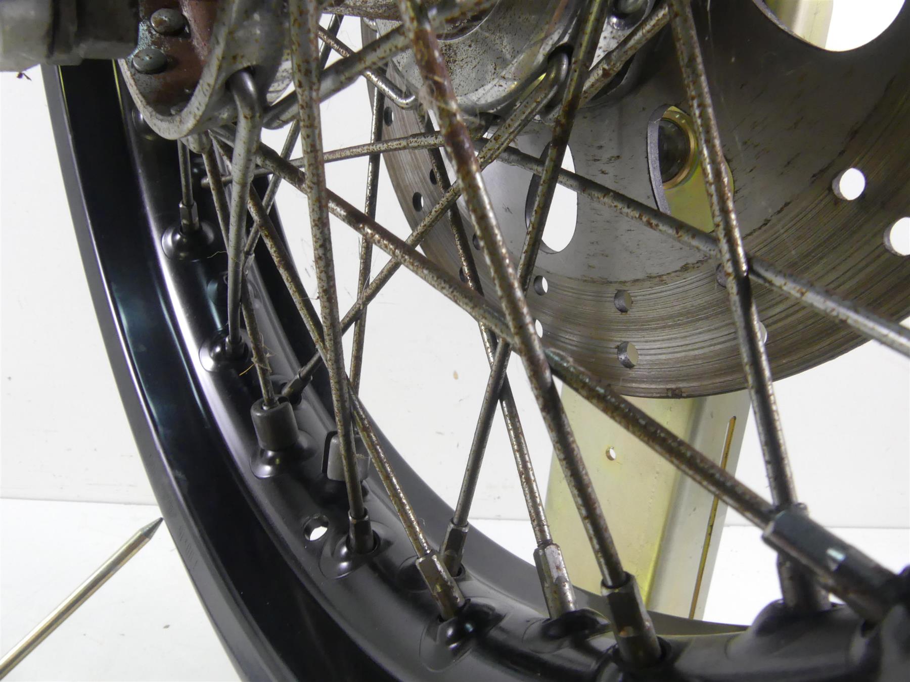 2001 Indian Centennial Scout Rear 3x16 Wheel Rim & Brake Disc -Read 21-113 {{ shop.shopifyCountryName }} - Mototech271
