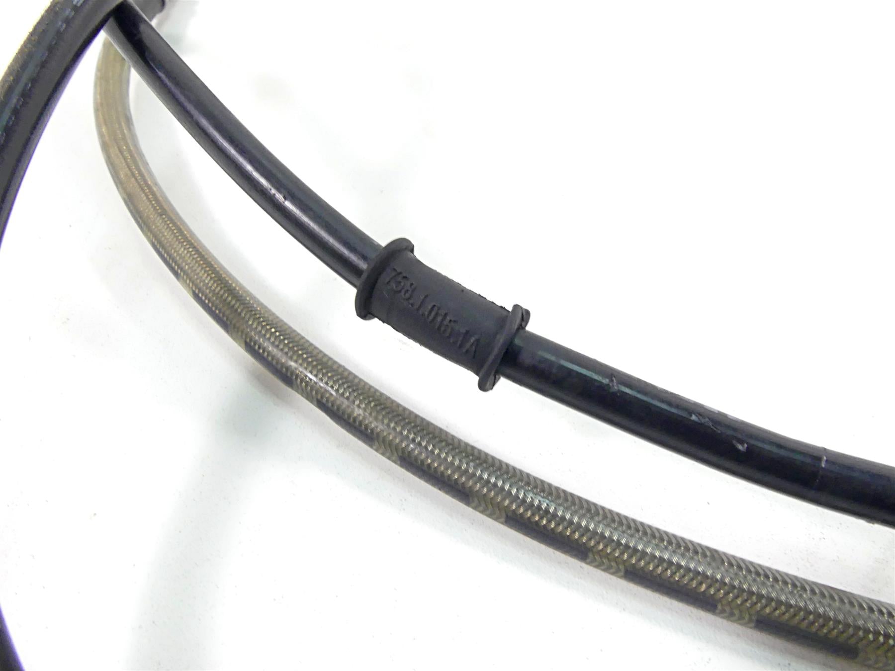 2012 Ducati Monster 1100 EVO Front Abs Brake Line Hose Set 61840942A 61841102A {{ shop.shopifyCountryName }} - Mototech271
