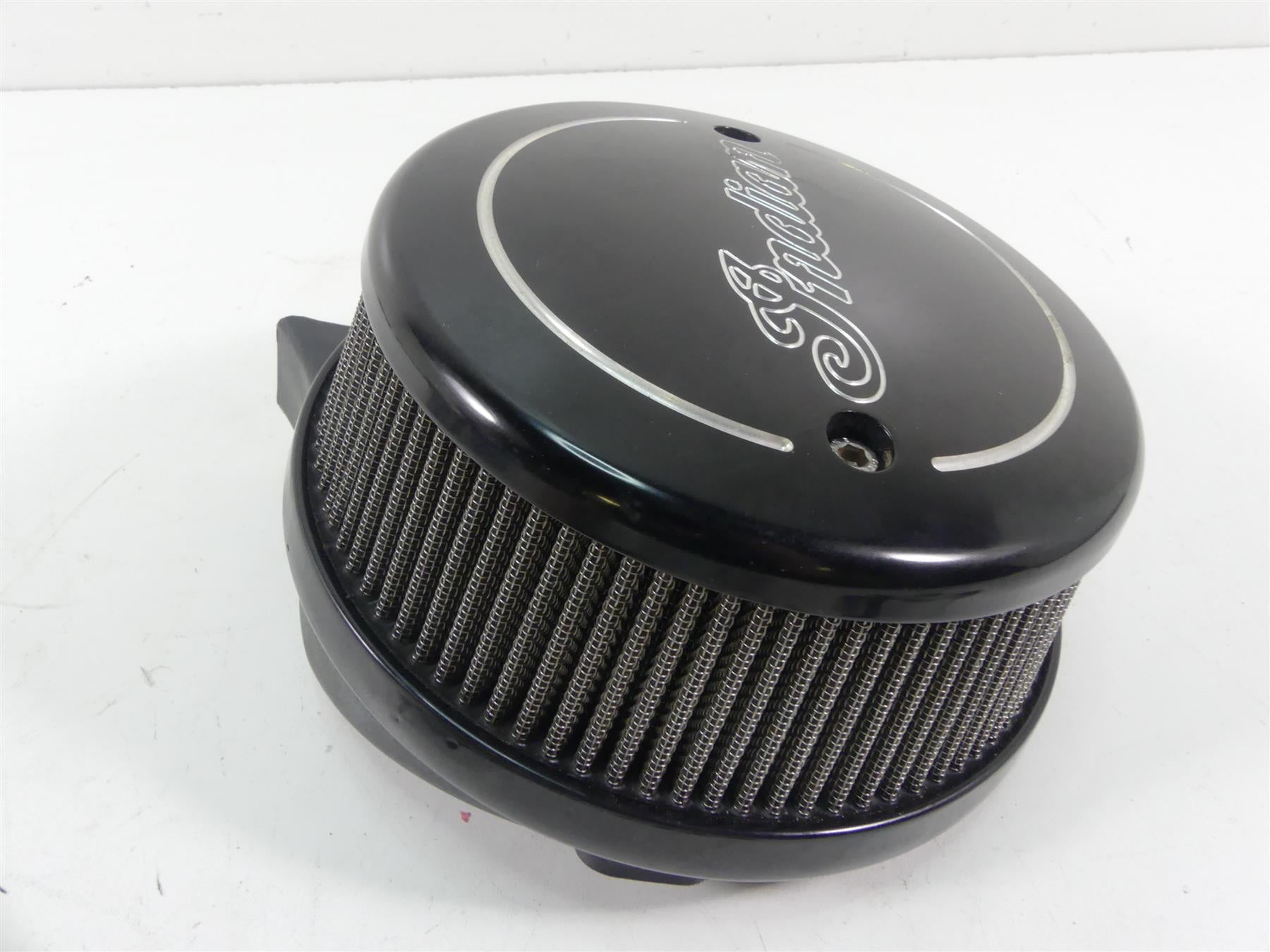 2016 Indian Chief Dark Horse High Flow Round Air Filter Cleaner Breather 2880654 {{ shop.shopifyCountryName }} - Mototech271