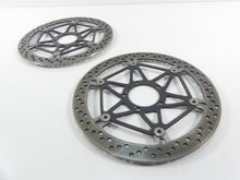 Load image into Gallery viewer, 2010 Ducati Streetfighter 1098 S Front Brake Rotor Disc Set 49241021A 49240891A

