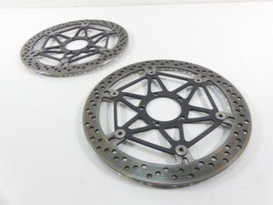 2010 Ducati Streetfighter 1098 S Front Brake Rotor Disc Set 49241021A 49240891A