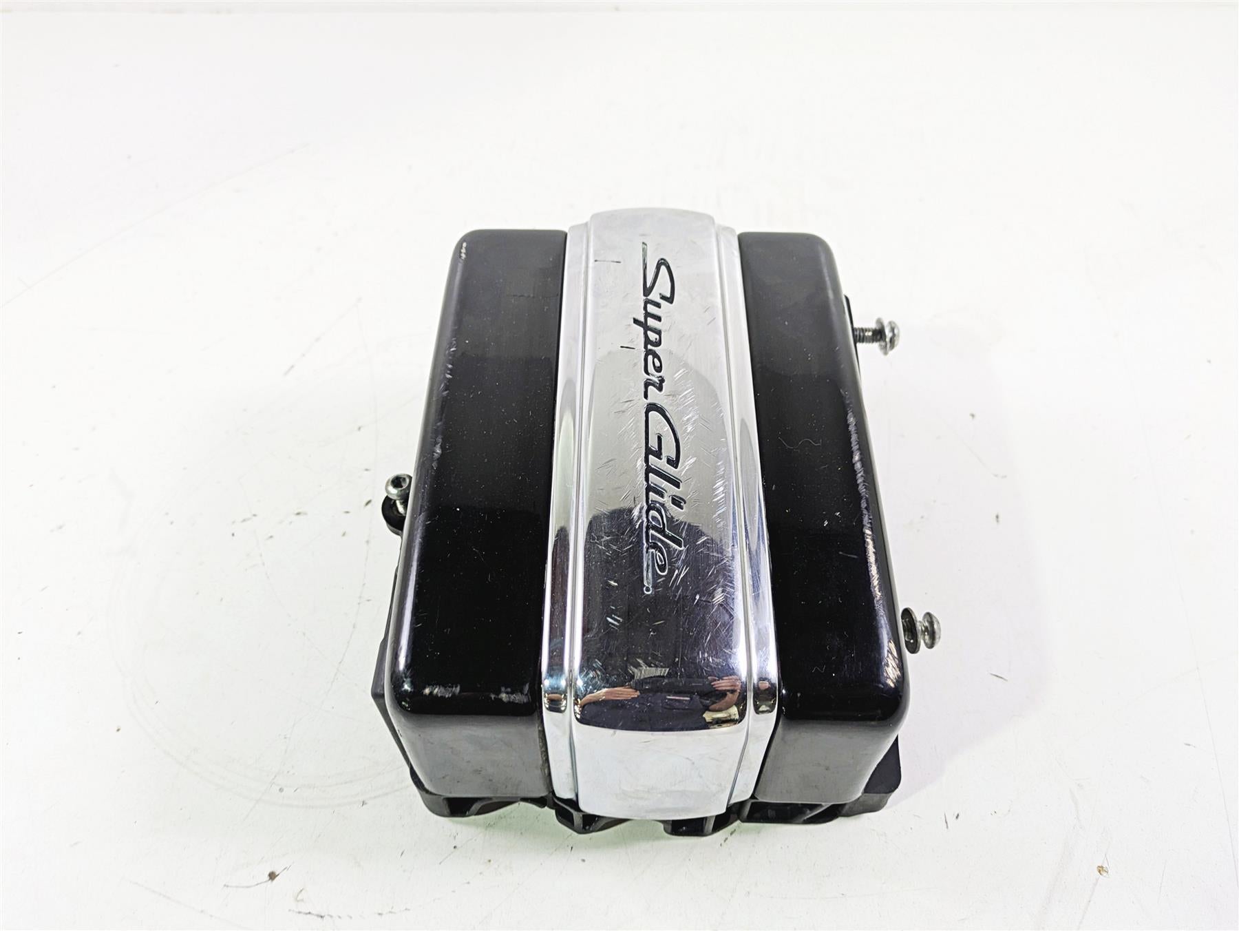 2011 Harley FXDC Dyna Super Glide Right Battery Tray & Cover 70379-06B {{ shop.shopifyCountryName }} - Mototech271