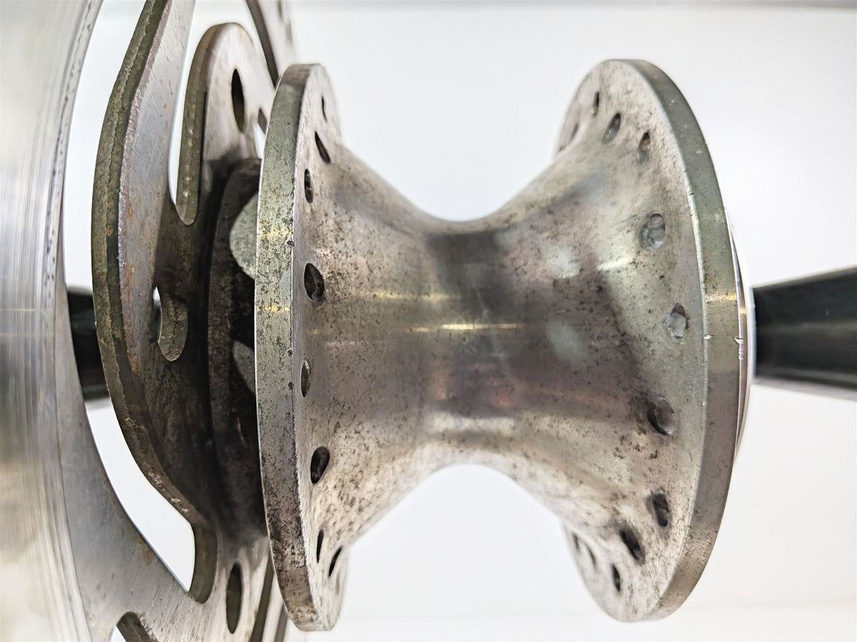 2003 Harley Sportster XL1200 Front Spoke Wheel Hub + Brake Disc Set 43105-05A {{ shop.shopifyCountryName }} - Mototech271