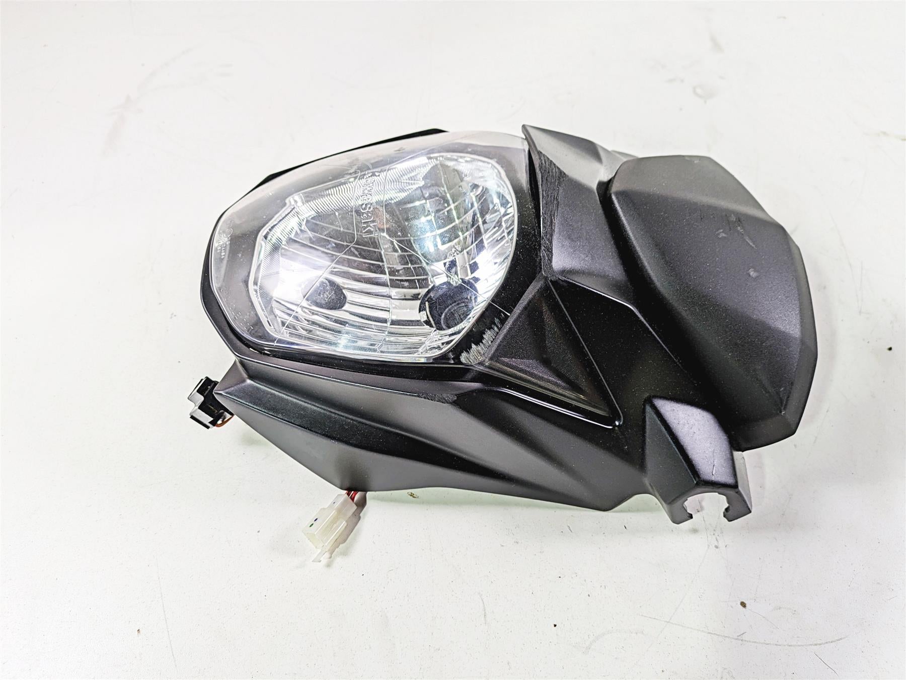 2021 Kawasaki Z125 Pro Headlight + Mounts + Cover Set -Rash 23004-0362 {{ shop.shopifyCountryName }} - Mototech271