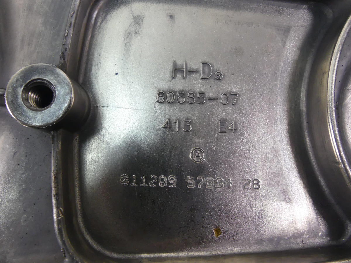 2009 Harley FLHTCU SE4 CVO E-Glide Outer Primary Drive Clutch Cover 60685-07 {{ shop.shopifyCountryName }} - Mototech271