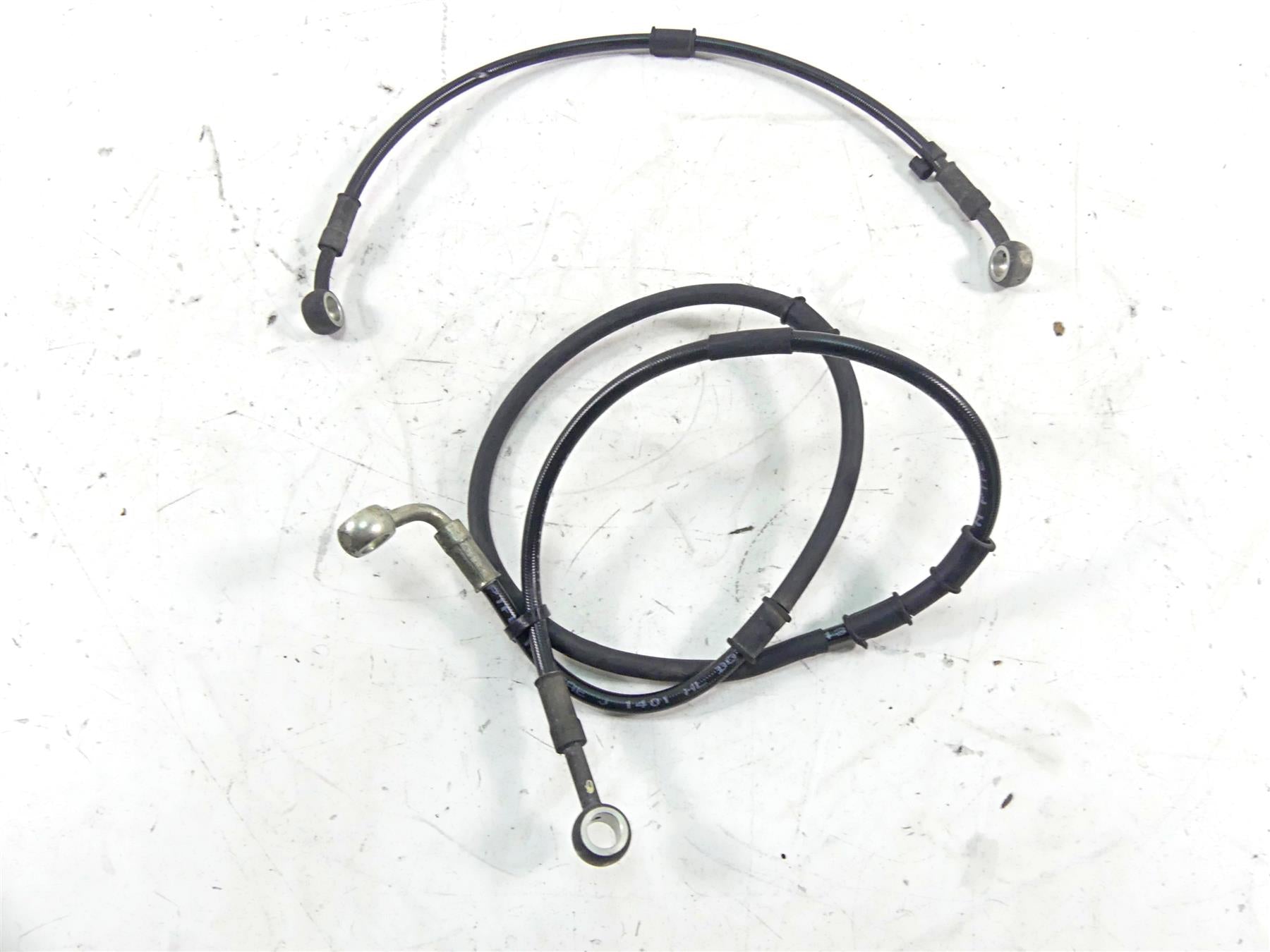 2013 Ducati Diavel Red Front Abs Brake Line Hose Set 61841071A | Mototech271