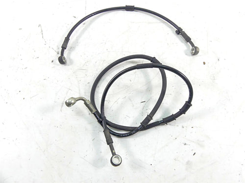 2013 Ducati Diavel Red Front Abs Brake Line Hose Set 61841071A | Mototech271