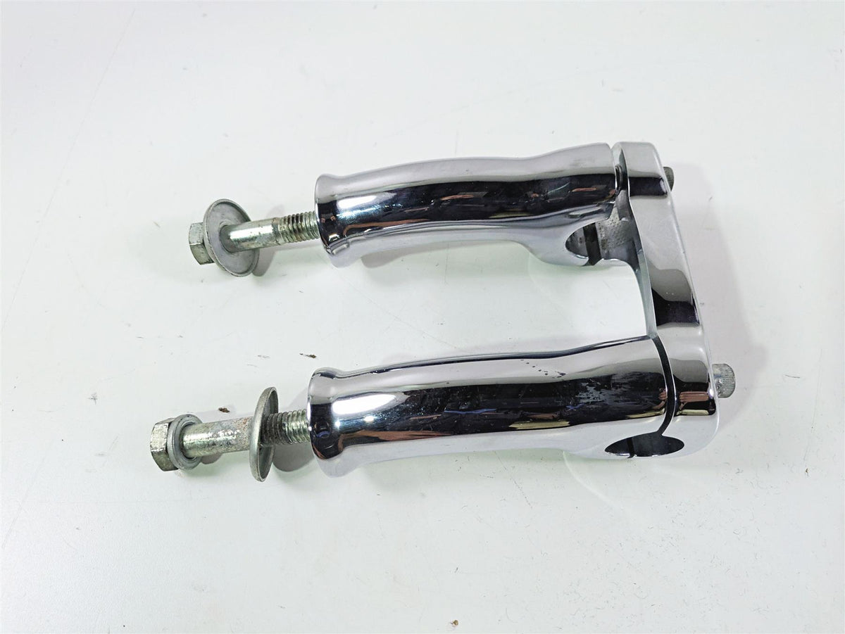 2014 Harley FLS Softail Slim Handlebar Riser Clamp Set 4.5" 55903-05 55902-05 {{ shop.shopifyCountryName }} - Mototech271