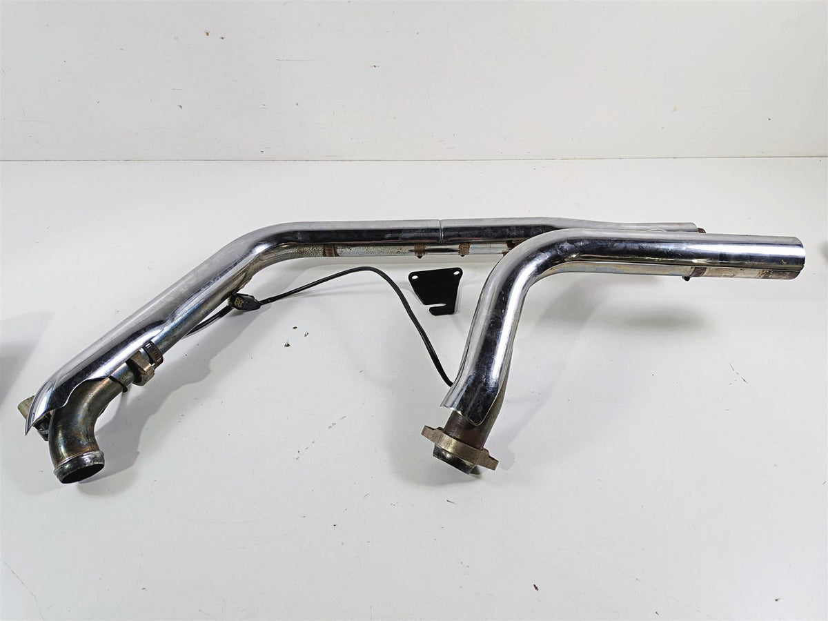 2012 Harley Softail FLSTF Fat Boy Exhaust Header & Heat Shield Set 65600042 {{ shop.shopifyCountryName }} - Mototech271