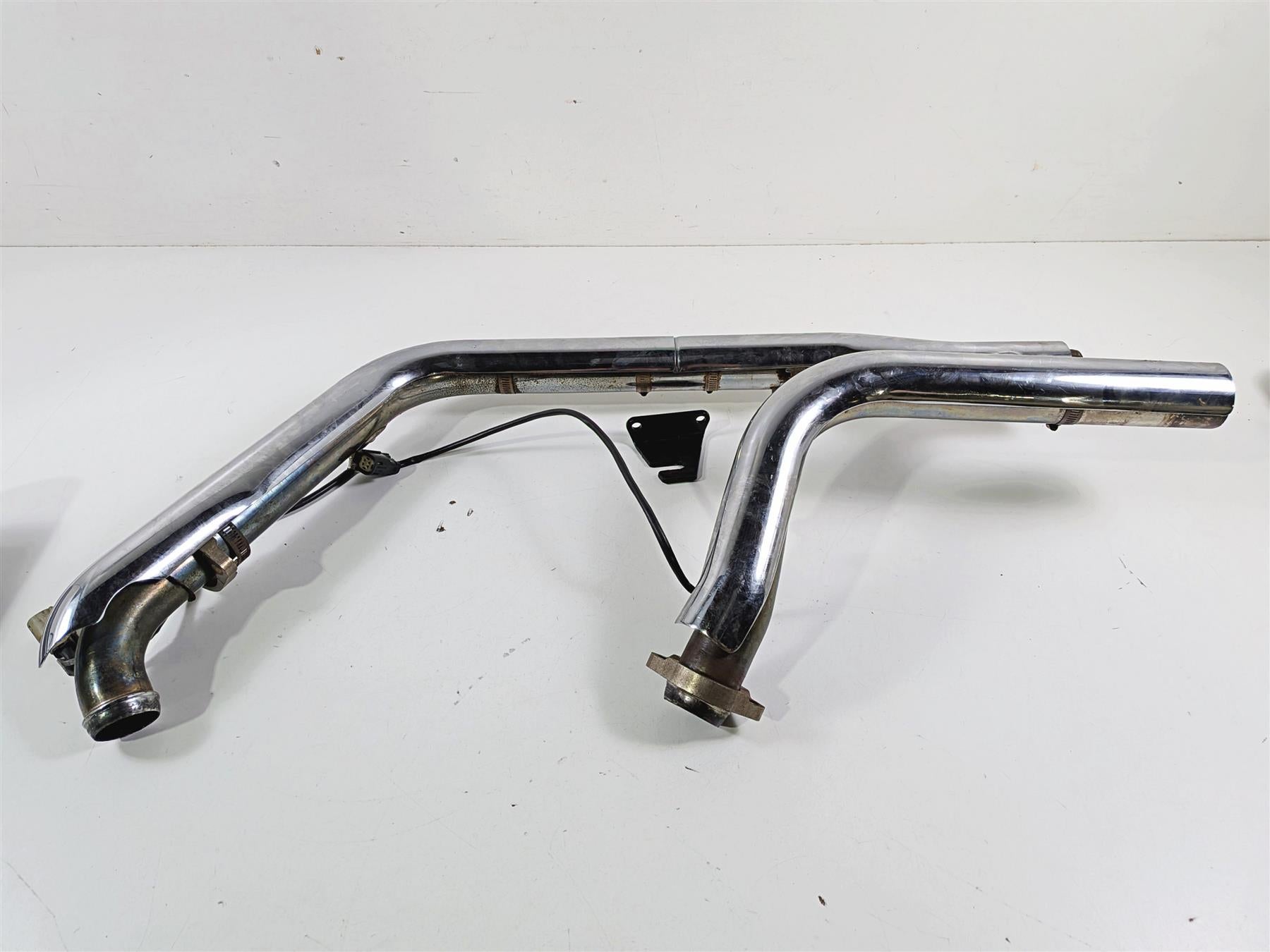 2012 Harley Softail FLSTF Fat Boy Exhaust Header & Heat Shield Set 65600042 {{ shop.shopifyCountryName }} - Mototech271