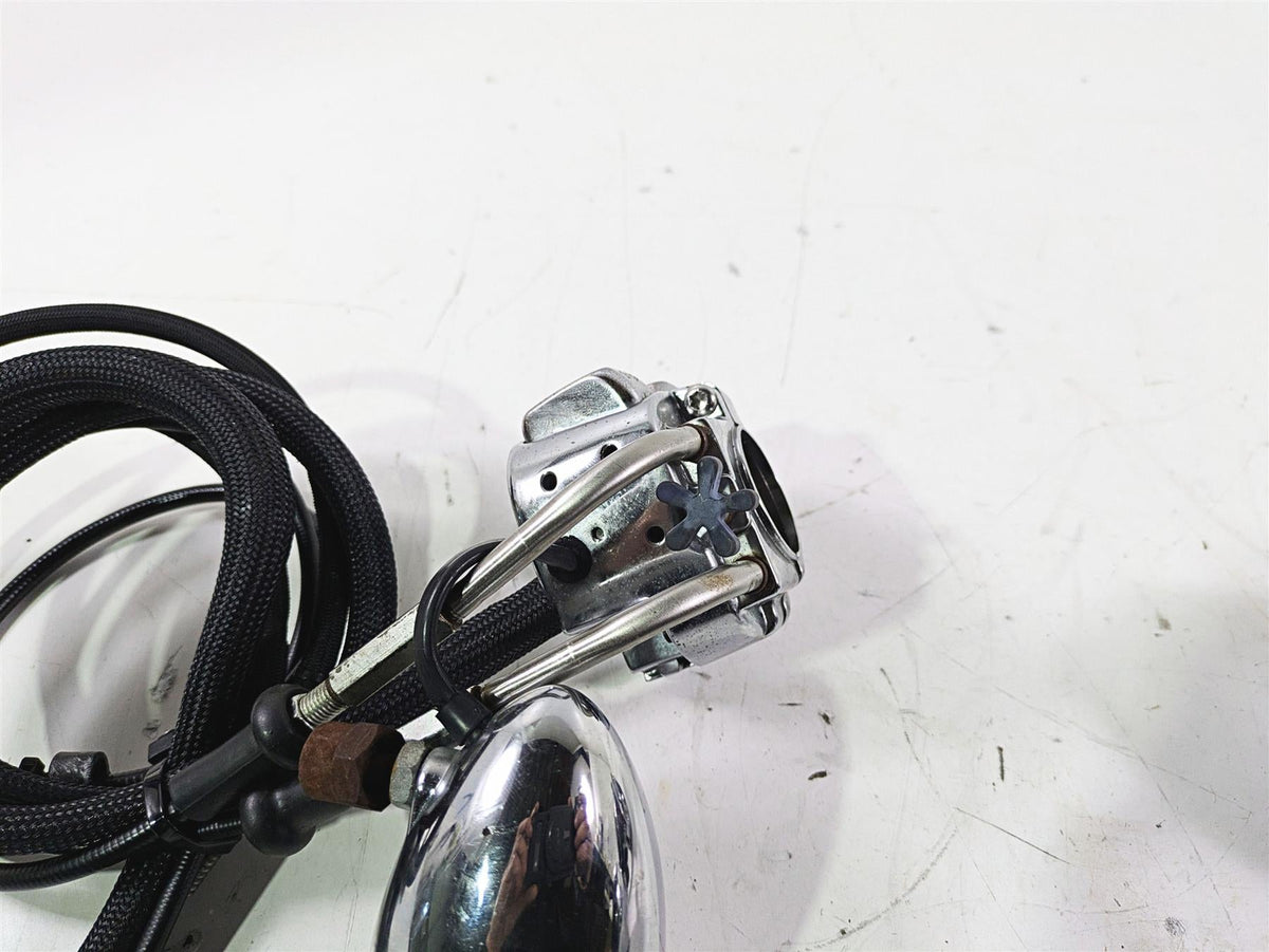 2007 Harley FXDWG Dyna Wide Glide Chrome Control Switch Blinker Set 71682-06A {{ shop.shopifyCountryName }} - Mototech271