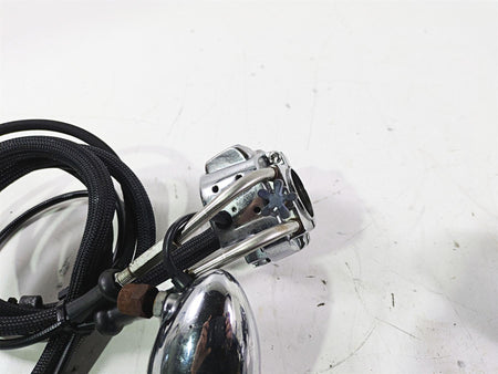 2007 Harley FXDWG Dyna Wide Glide Chrome Control Switch Blinker Set 71682-06A {{ shop.shopifyCountryName }} - Mototech271