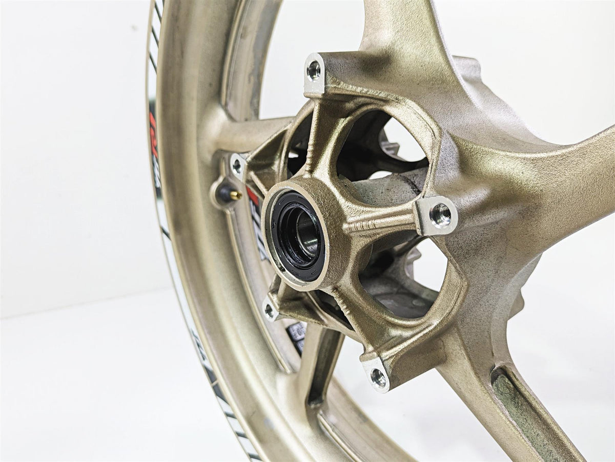 2014 Yamaha YZFR1 R1 RN22 Front Wheel Rim 17x3.5 .44mm Runout 1KB-25168-00- {{ shop.shopifyCountryName }} - Mototech271
