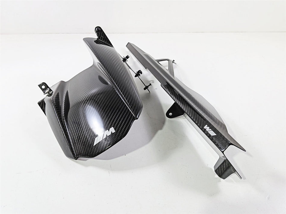 2024 BMW S1000RR K67 M-Series Carbon Fiber Chain Guard & Rear Fender 77318404077