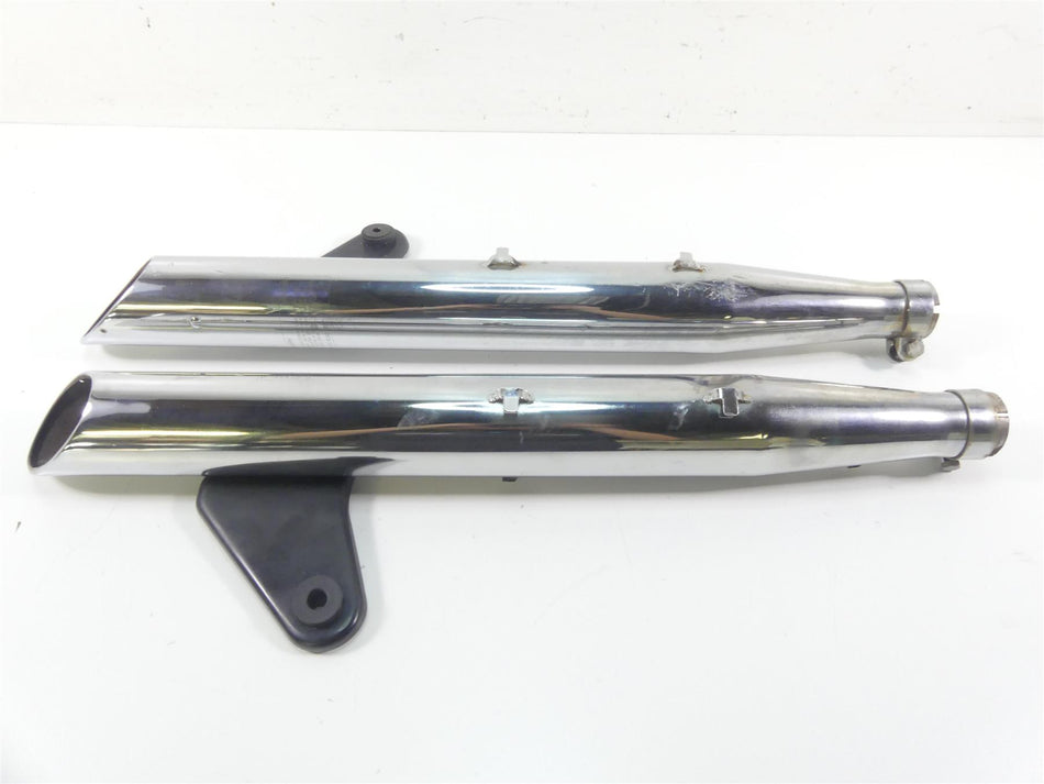 2002 Triumph Bonneville America Exhaust Pipe Muffler Set A9600059 A9600060 {{ shop.shopifyCountryName }} - Mototech271