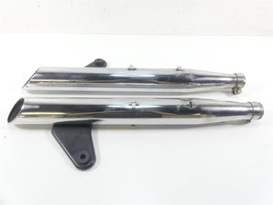 2002 Triumph Bonneville America Exhaust Pipe Muffler Set A9600059 A9600060 | Mototech271