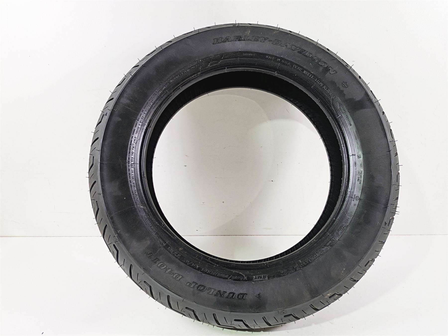 Unused Rear Harley Motorcycle Tire Dunlop D401T 150/80B16 77H 43200063A