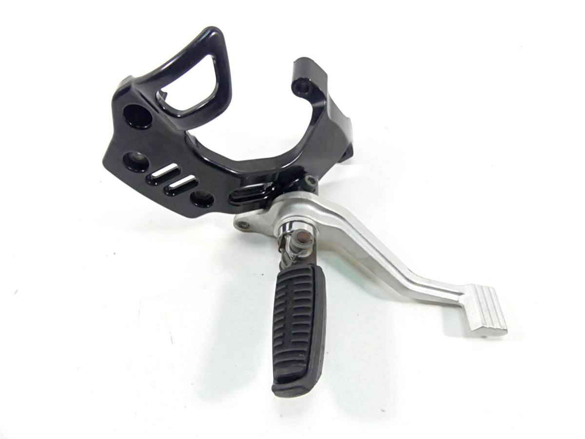 2009 Harley XR1200 Sportster Right Foot Peg Bracket & Brake Pedal Set 51045-08 {{ shop.shopifyCountryName }} - Mototech271