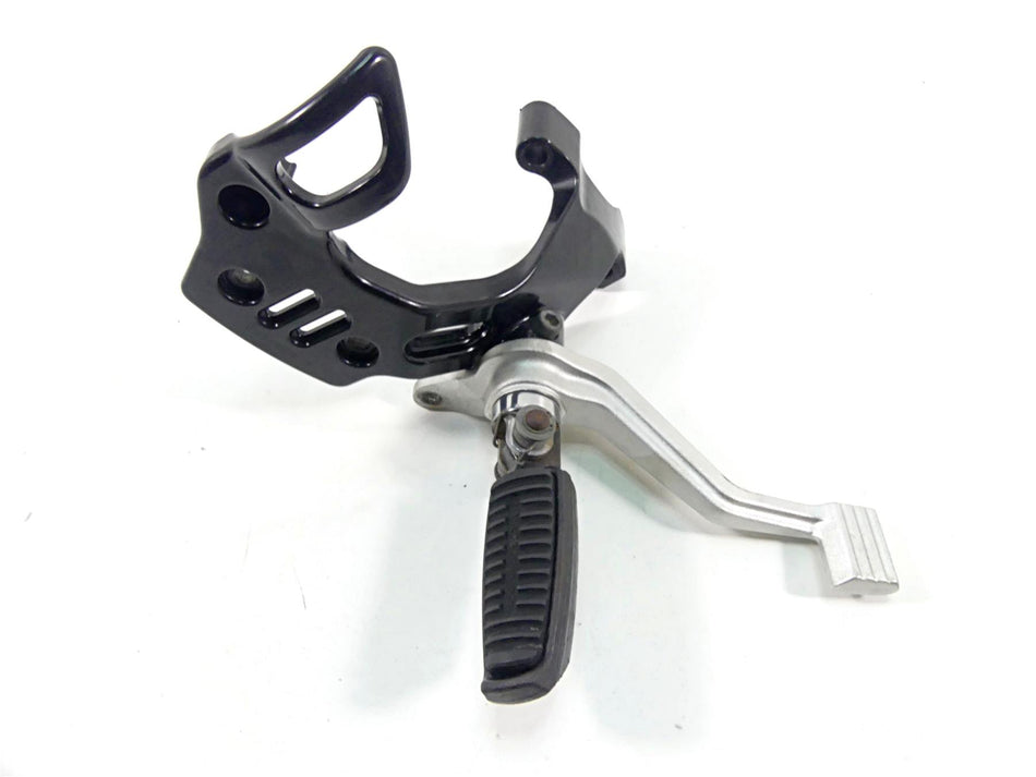2009 Harley XR1200 Sportster Right Foot Peg Bracket & Brake Pedal Set 51045-08 {{ shop.shopifyCountryName }} - Mototech271